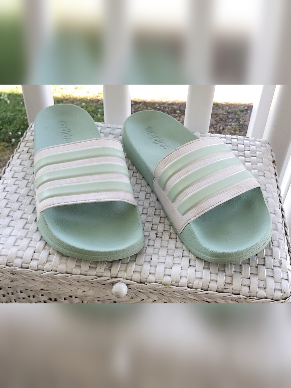 Adidas Adilette Slides Sandals Womens 9